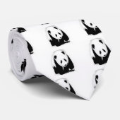 Pop Art Baby Panda Krawatte (Gerollt)