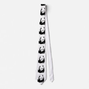 Pop Art Baby Panda Neck Ties Krawatte