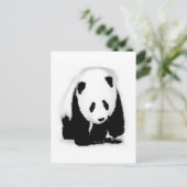 Pop Art Baby Panda Postkarte (Stehend Vorderseite)