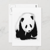Pop Art Baby Panda Postkarte (Vorne/Hinten)