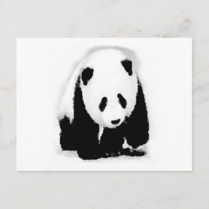 Pop Art Baby Panda Postkarte