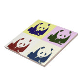 Pop Art Baby Pandas Fliese (Seite)