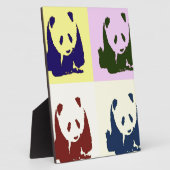 Pop Art Baby Pandas Fotoplatte (Seite)