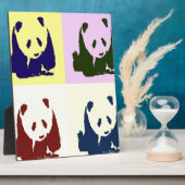 Pop Art Baby Pandas Fotoplatte (Seite)