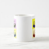 Pop Art Baby Pandas Kaffeetasse (Mittel)