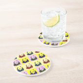Pop Art Baby Pandas Sandstein Untersetzer (Seite)