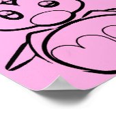 Pop Art Baby Tux Poster (Ecke)