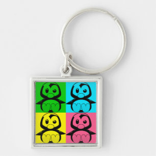 Pop-Art-Baby-Tux-Tasche-Schlüsselanhänger Schlüsselanhänger