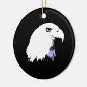 Pop Art Bald Eagle Keramikornament (Links)