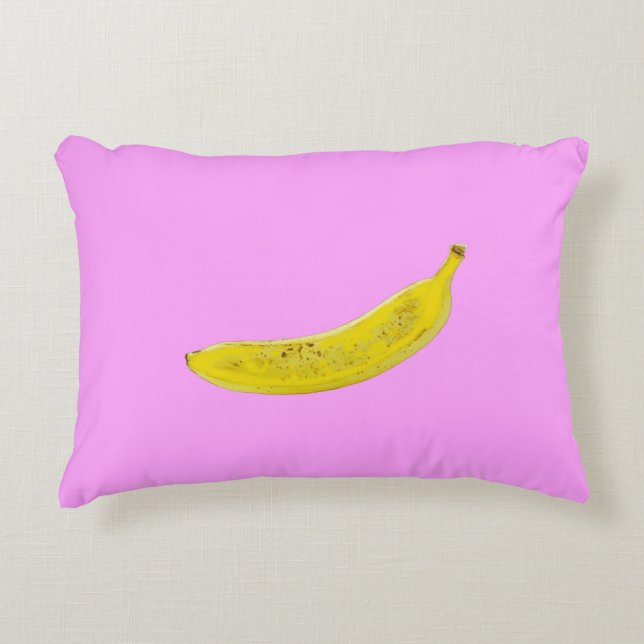 Pop Art Banana Dekokissen (Vorderseite)