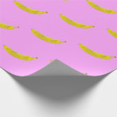 Pop Art Banana Geschenkpapier (Ecke)