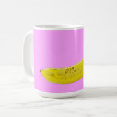 Pop Art Banana Kaffeetasse (Vorderseite Links)