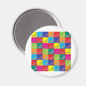 Pop Art Banana Magnet (Vorderseite/Rückseite)