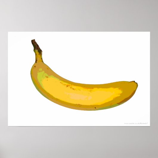 Pop Art Banana Print Poster (Vorne)