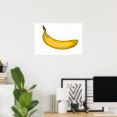 Pop Art Banana Print Poster (Heimbüro)