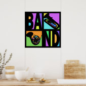 POP ART BAND POSTER (Küche)