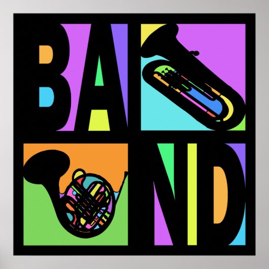 POP ART BAND POSTER (Vorne)