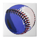 Pop Art Baseball Fliese (Vorderseite)