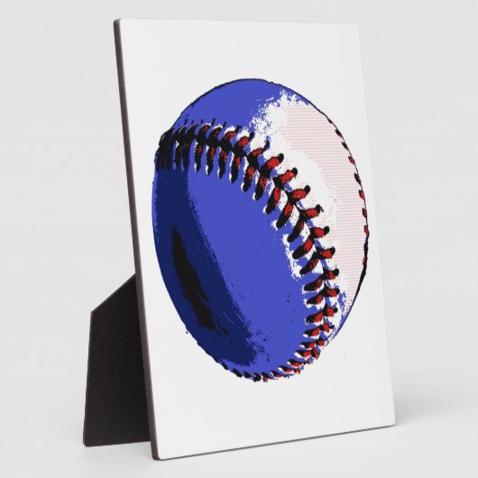Pop Art Baseball Fotoplatte (Seite)