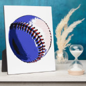 Pop Art Baseball Fotoplatte (Seite)