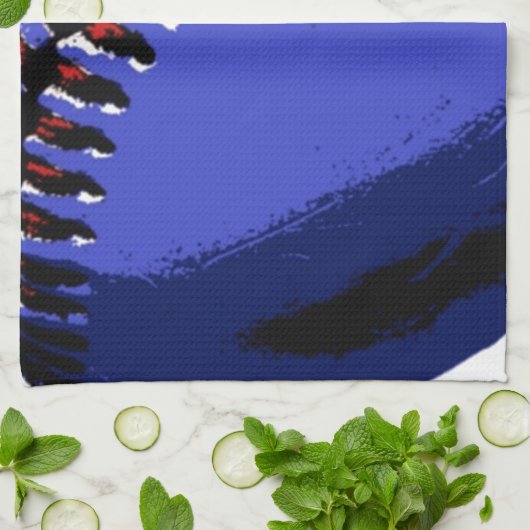 Pop Art Baseball Handtuch (Gefaltet)