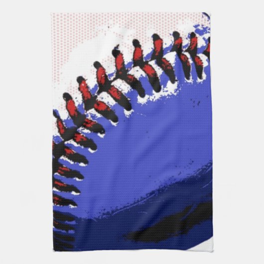 Pop Art Baseball Handtuch (Vertikal)