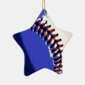 Pop Art Baseball Keramikornament (Rechts)