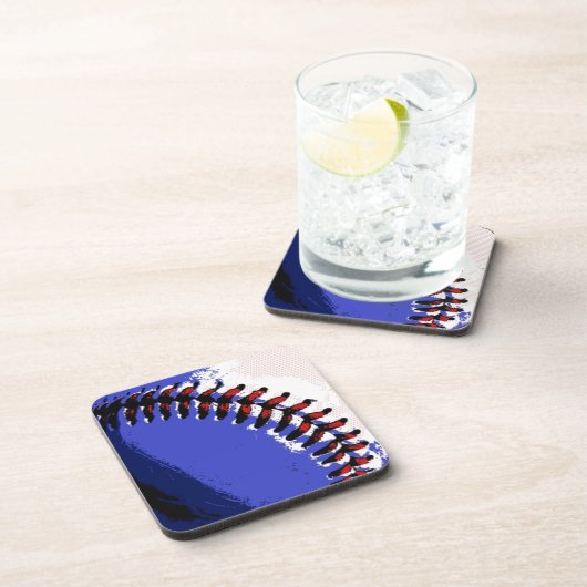 Pop Art Baseball Untersetzer (Rechte Seite)