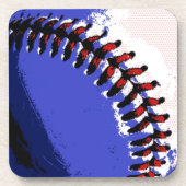 Pop Art Baseball Untersetzer (Vorderseite)