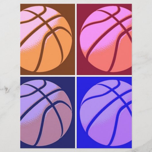 Pop Art Basketball (Vorderseite)