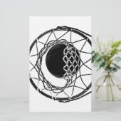 Pop Art Basketball Briefpapier (Stehend Vorderseite)