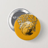 Pop Art Basketball Button (Vorne & Hinten)