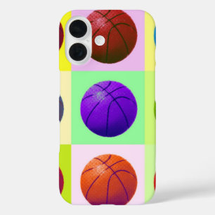 Pop Art Basketball iPhone 16 Hülle
