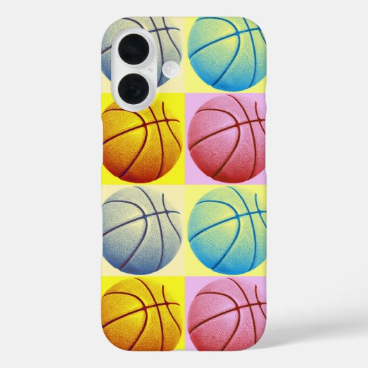 Pop Art Basketball Case-Mate iPhone Hülle (Rückseite)