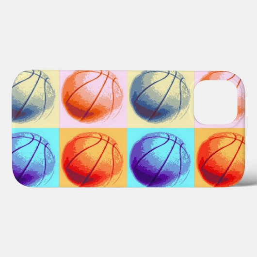 Pop Art Basketball Case-Mate iPhone Hülle (Rückseite (Horizontal))
