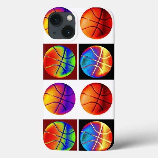 Pop Art Basketball Case-Mate iPhone Hülle (Rückseite)