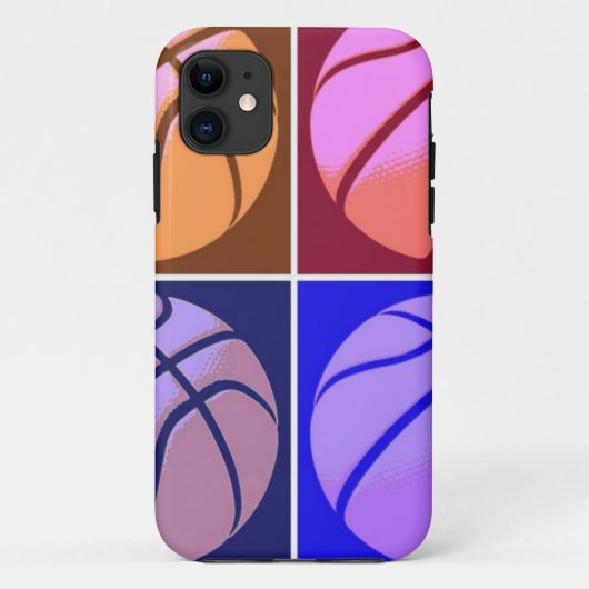 Pop Art Basketball Case-Mate iPhone Hülle (Rückseite)