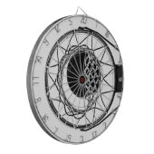 Pop Art Basketball Dartscheibe (Vorderseite Links)