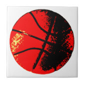 Pop Art Basketball Fliese (Vorderseite)