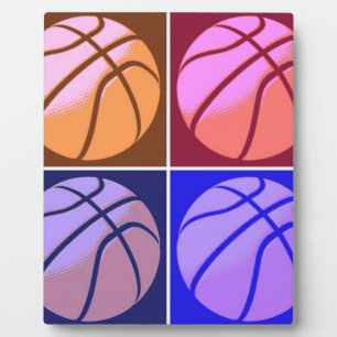 Pop Art Basketball Fotoplatte