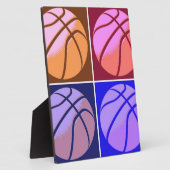 Pop Art Basketball Fotoplatte (Seite)