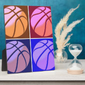 Pop Art Basketball Fotoplatte (Seite)