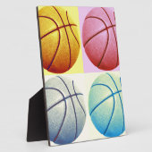 Pop Art Basketball Fotoplatte (Seite)