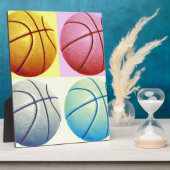 Pop Art Basketball Fotoplatte (Seite)