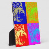 Pop Art Basketball Fotoplatte (Seite)
