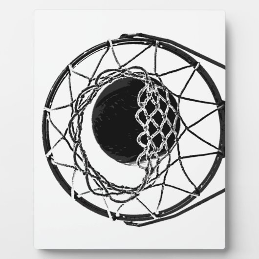 Pop Art Basketball Fotoplatte (Vorderseite)