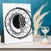 Pop Art Basketball Fotoplatte (Seite)