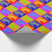 Pop Art Basketball Geschenkpapier (Ecke)