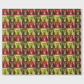 Pop Art Basketball Geschenkpapier (Flach)