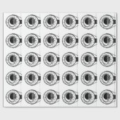 Pop Art Basketball Geschenkpapier (Flach)